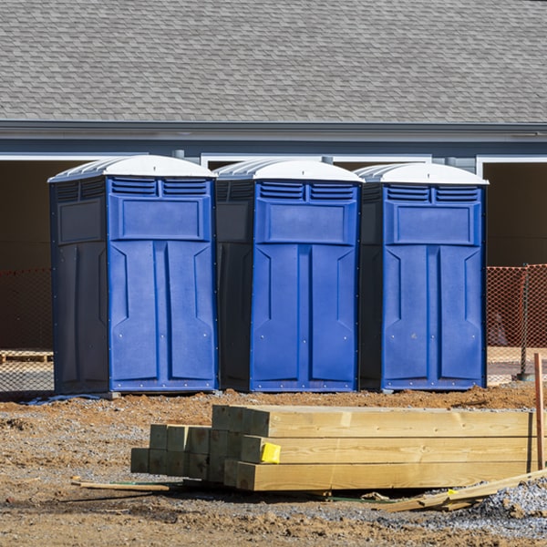 how often are the porta potties cleaned and serviced during a rental period in Yeagertown PA